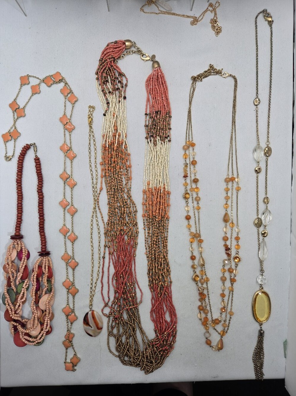 HUGE 42pc Vintage & Modern Jewelry Lot CHICO'S NAPIER COLDWATER CR Necklace Ear - Picture 12 of 14